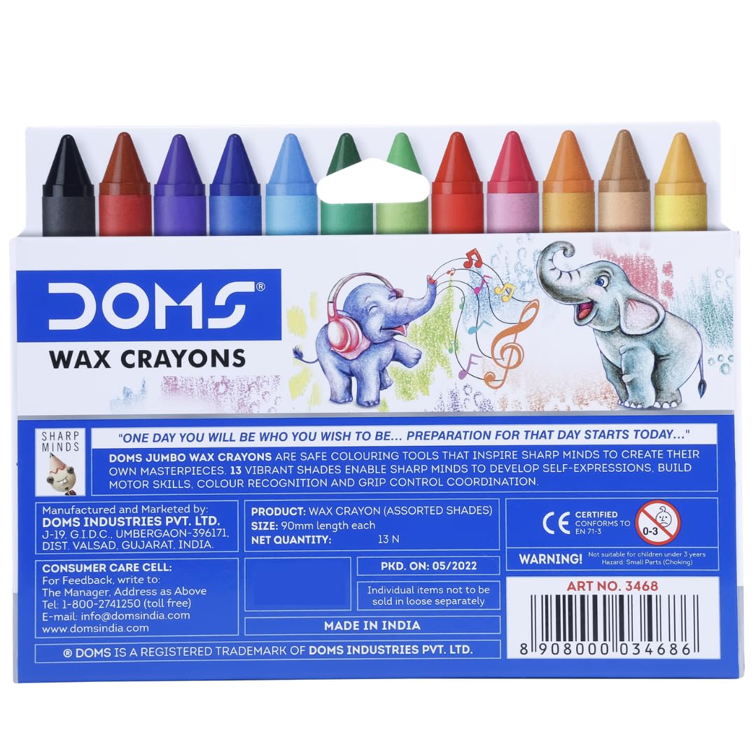 DOMS Jumbo Wax Crayons
