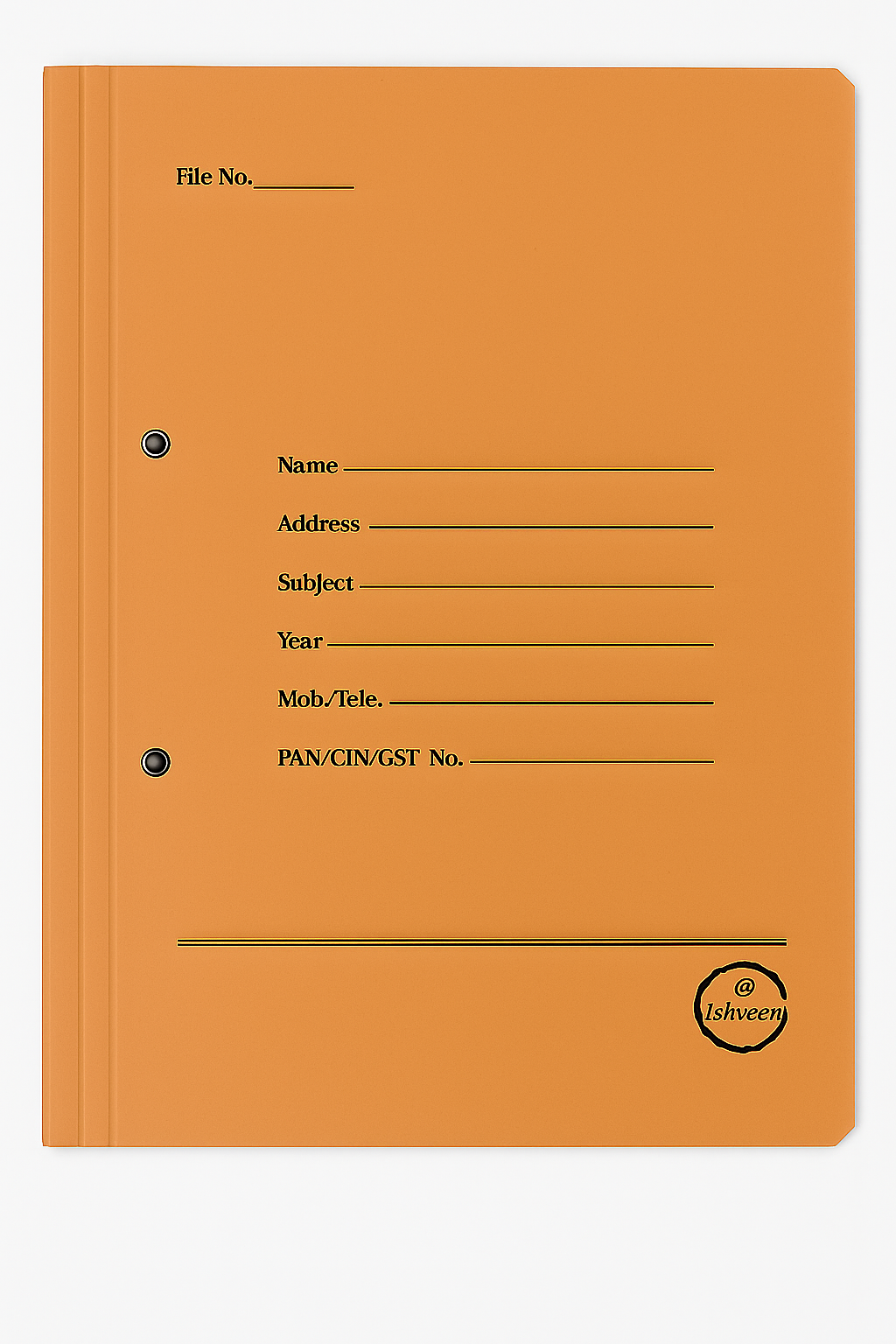 Ishveen Multicolour A4 Cobra File Folder For Documents