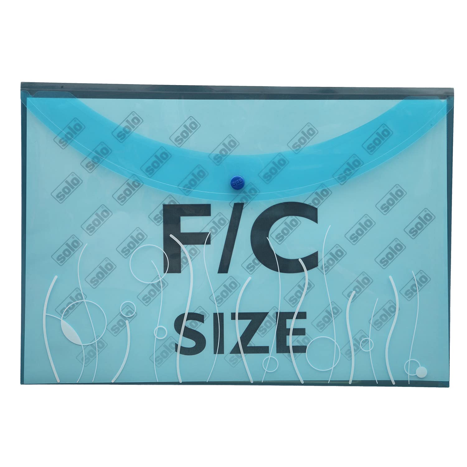 Solo MC- 112 My Clear Bag (Button Closer) -  (Pack of 10)